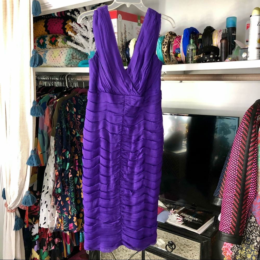 Tadashi Shoji Purple Dress - Picture 2 of 10